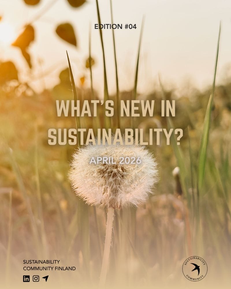 What's New in Sustainability? April 2026